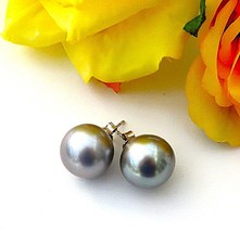 Tahiti Perlen Ohrstecker 14 mm