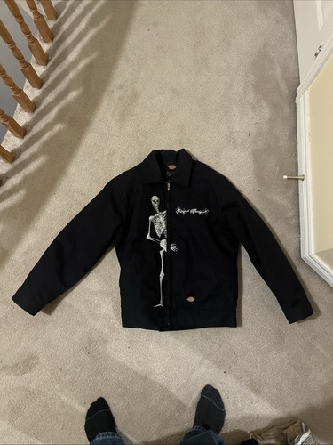 Black dickies skelton jacket - black,