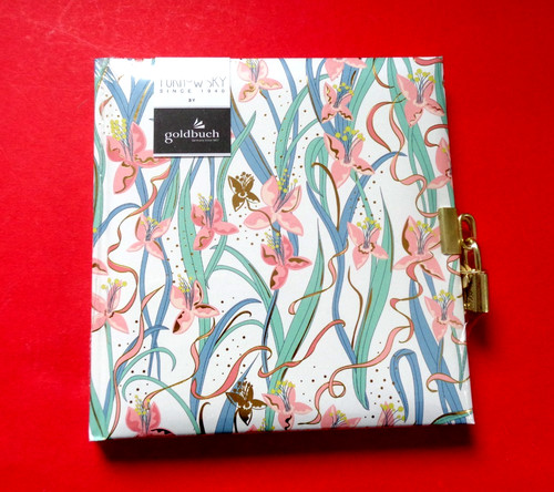 Goldbuch tagebuch mit schloss - mit,