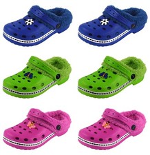 Clogs gefüttert Hausschuhe Warm Kinder Gr.  18/19,20/21,22/23,24/25,26/27,28/29