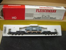 Fleischmann HO 5297 Tiefladewagen mit BBC Generator "Gebraucht"(019)