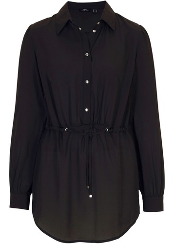 Neu bluse mit taillenraffung - neu,