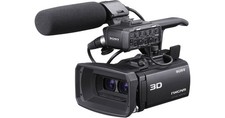 Sony HXR-NX3D1 Camcorder 3D Professional NXCAM HXR Dual Sony G Lenses 96 GB Rare