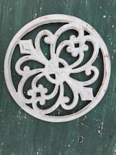 Untersetzer Gusseisen rund 20 cm für Kannen Blumentöpfe Kerzen Tischdeko