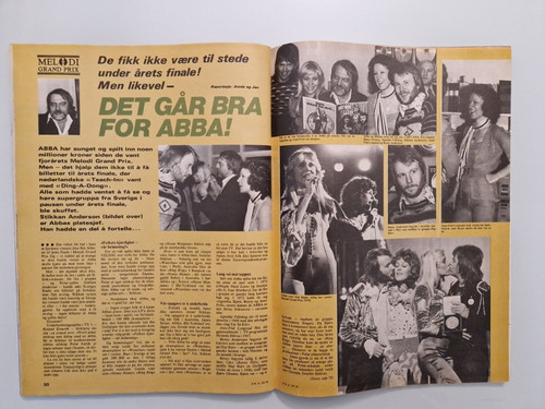 Abba very rare newspaper - -,