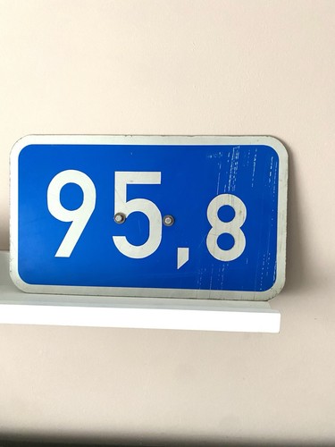 Original altes verkehrsschild - original,