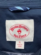 Halbmantel herren xl brooks brothers red fleece dunkelblau