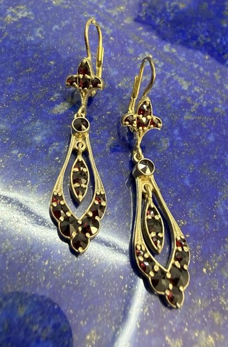 Antik schmuck granat - schmuck,