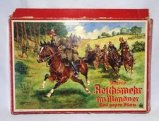 Hausser Spiel Brettspiel Unsere Reichswehr im Manöver 6/1 1/2  OVP um 1930 RAR