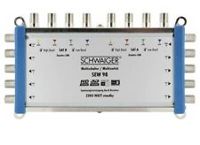 SCHWAIGER -SEW98 531- SAT Multischalter 9/8 Silber/Blau