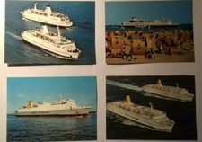 Ansichtskartenset Fährschiffe