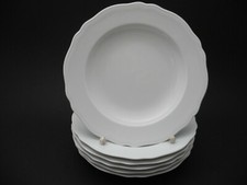 HW Heinrich Winterling 6 Suppenteller Form 550? weiß Marktleuthen