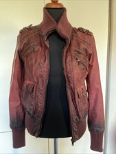 Kunstlederjacke Damen Vintage