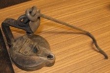 Alte Froschlampe mit
