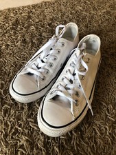 Converse  All Star - Gr. 38 - Echt Leder - Weiß