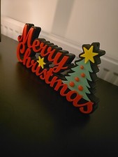 3D-GEDRUCKTES MERRY CHRISTMAS