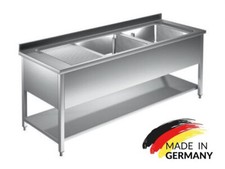 Edelstahl Spüle Spültisch Spülschrank Spülzentrum Gastrospüle Edelstahlspüle NEU
