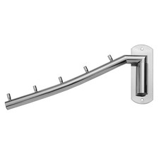 Edelstahl Design Kleiderlüfter Garderobenhaken Garderobenleiste Chrom