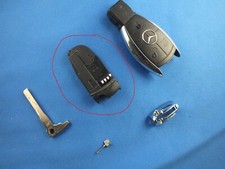 Original Mercedes Chrom Schlüssel Batterie Halter E Klasse W211 W220 Key Platine