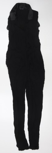 Topshop damen schwarz viskose - schwarz,