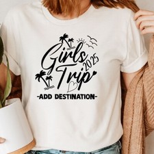 Custom Girls Trip 2025 T-Shirt
