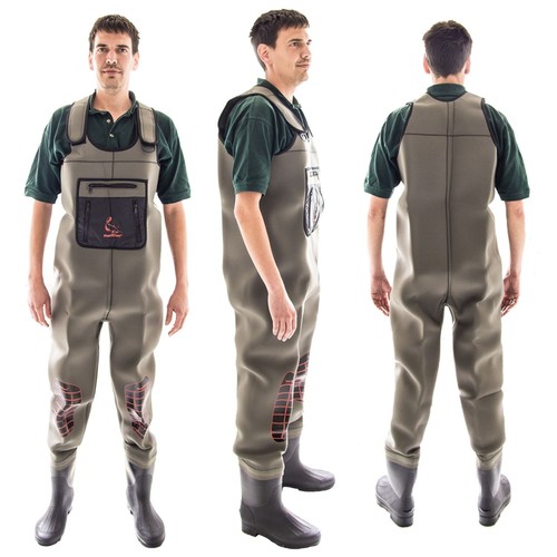 Neopren wathosen mit socken - neopren,