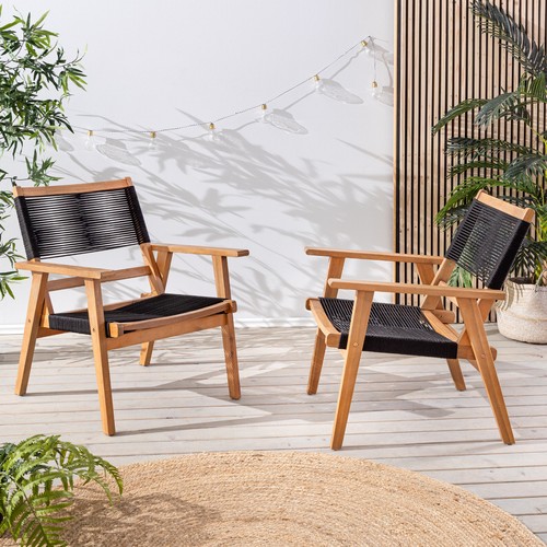 2er set gartenstuhl - set, rope