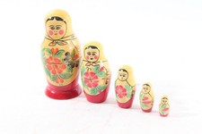 alte Matroschka Holzpuppen 5