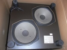 Grundig Boxen Set 2200; Bassbox und 2 Satelliten- Erste Generation; 2mal 100Watt