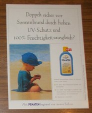 Seltene Werbung vintage PENATEN Baby Sonnenmilch 1997