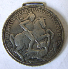 massiver Silber Orden Heiliger St. Georg, Turnier  Schwarzenbek 1932,  22,5 Gr.