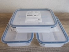 IKEA 365+ Vorratsbehälter mit Deckel*3er SET*rechteckig*1,0 L*NEU & UNBENUTZT*