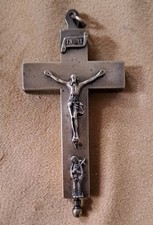 antikes Bronze Reliquien Kreuz