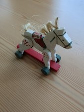 Puppenhaus Holzpferd Spielzeug