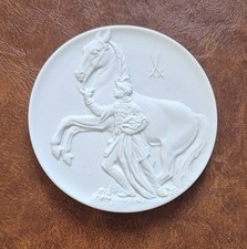 Meissner Porzellan Medaille ~ Meissen ~ Ø ca. 8,0 cm ~ Gewicht: ca. 87,5 gr.
