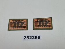 2x Gutschein 10 Pfennig Gültig bis 31. Dezember 1919 Rochlitz antik #252256