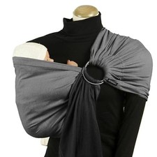 Didymos Babytrage Tragetuch Tragesack  DidySling, anthrazit, grau 3499 180 cm