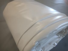 1,55 X 3,30m-ca 680gr/m²-PVC Plane Weiß- PVC Plane-Gewebeplane-B Ware