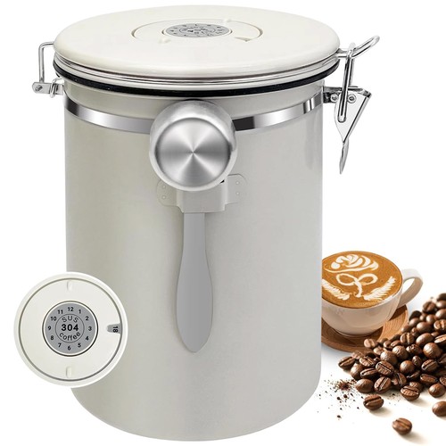 Kaffeedose edelstahl - kaffeedose, 1