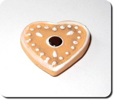 Miniatur lebkuchen herz - lebkuchen, herz,