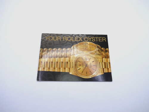 Rolex oyster booklet usa - booklet-,