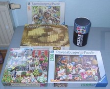 5 Puzzle Gelini Remember Faultiere Urban Garden teils NEU 500 - 1500 Teile