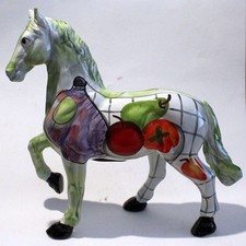 Vintage Figur  Porzellan Pferd