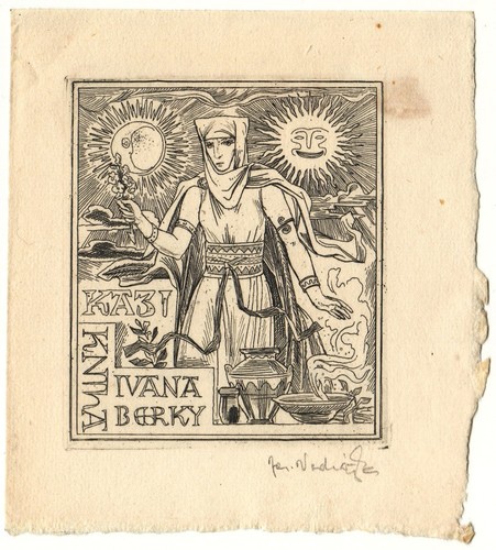 Jaroslav vodrazka exlibris - vodrazka:,