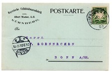 Bayern Nürnberg Bayer. Celluloidwarenfabrik - Bonn Fa. Soennecken 1903