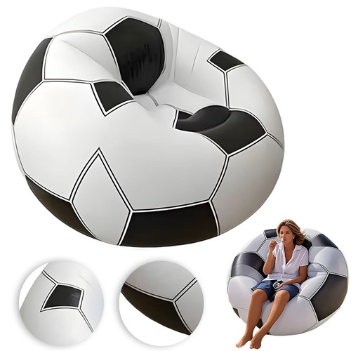 Aufblasbarer fußball - aufblasbarer,