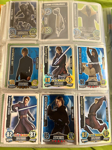 Topps star wars force attax - force,