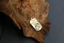 Anhänger Edelstahl mit Gravur