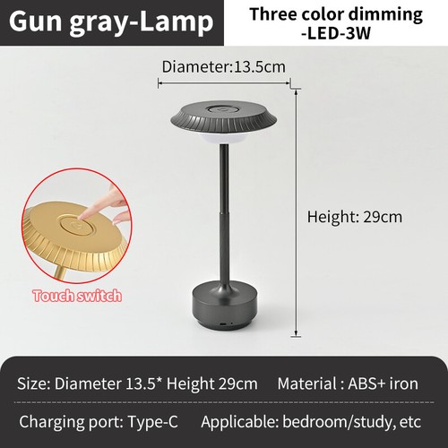 Led tischlampe touch - led, dimmbar