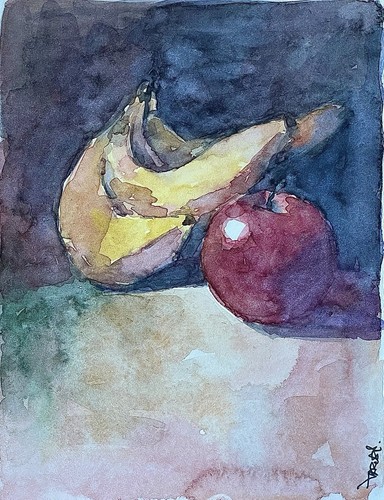 Original unikat aquarell - unikat,